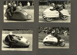 Delcampe - Album Mit 45 Fotos Und AK Aus Den 1950er Jahren - Motorräder