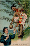 Delcampe - Kolonien Landungsmanöver II (Marke Teilweise Entfernt) Colonies - Autres & Non Classés