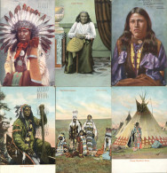 Delcampe - Indianer Lot Mit 31 AK - Indianer