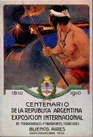 Delcampe - Indianer Centenario De La Republica Argentinia, Exposition Internacional Buenos Aires 1910 - Indianer