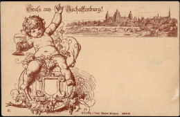 Delcampe - Vorläufer ASCHAFFENBURG Scheiner Vorläufer Circa 1886, Ungl. I-II - Autres & Non Classés