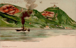 Delcampe - Berggesichter Verlag Killinger Nr. 145, Leopoldsberg, Der Lustige Bruder Vom Kahlenberg II (Eckknick) Face à La Montagne - Autres & Non Classés