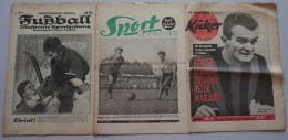 Delcampe - Fussball Lot Mit 34 Fussball-Zeitungen Zwischen 1936-1964 - Fussball