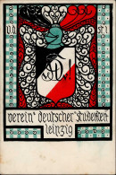 Delcampe - Studentika Leipzig Verein Deutscher Studenten II (fleckig, Marke Teilweise Entfernt) - Scuole
