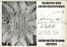 Delcampe - Studentika Chemnitz Akademischer Architektenverein I-II - Scuole