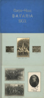 Delcampe - Studentika CORPS-HAUS BAVARIA 1903 Album Mit Ca. 50 Fotos Und Karten - Scuole