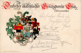 Delcampe - Studentika Graz Deutscher Akademischer Gesangsverein I-II - Scuole