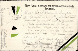 Delcampe - Studentika Hagen Turn-Verein Der Kgl. Höheren Maschinenbauschule I-II - Scuole