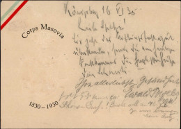 Delcampe - Studentika Königsberg Corps Masovia I-II (Marke Entfernt) - Scuole