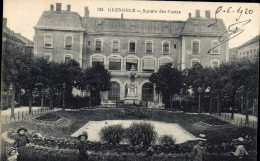Delcampe - CPA Grenoble Square Des Postes - Grenoble