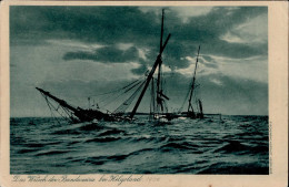 Delcampe - Helgoland (2192) Das Wrack Der Bandaneira 1905 II (Eckknick) - Autres & Non Classés