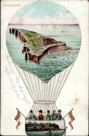 Delcampe - Helgoland (2192) Ballon II (Eckknick, Bugspur) - Altri & Non Classificati