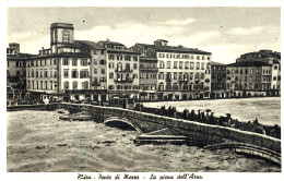 Delcampe - PISA - PONTE  DI  MEZZO - LA PIENA DELL'ARNO - 1941 - Pisa