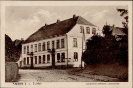 Delcampe - Kappeln-Schlei (2340) Landwirtschaftliche Lehranstalt, Bahnpost Flensburg Kappeln Schlei Zug 12 1918 I-II - Autres & Non Classés