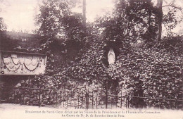Delcampe - FRAMERIES Lez MONS - Pensionnat Du Sacré Coeur - La Grotte De N.D De Lourdes Dans Le Parc - Frameries