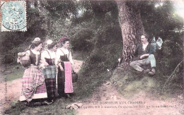 Delcampe - Agriculture -  Le Bonheur  Aux Champs - - Le Pere De Quatre Fils A Marier , Ce Qu'on Lui Fait Un Bonjour ! - 1906 - Sonstige & Ohne Zuordnung