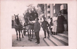 Delcampe - Militaria - Carte Photo  - Guerre 1914 -  Transport Hippomobile - Regimente
