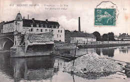 Delcampe - 60 - COMPIEGNE -  Le Pont - Hotel De Flandre -   Guerre 1914 - Compiegne