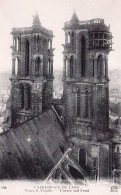 Delcampe - 02 - Cathedrale De LAON - Tours Et Facade - Laon