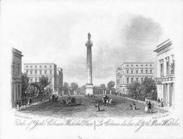 Delcampe - Carte Porcelaine - Porseleinkaart   - London - Duke Of Yorks Column Waterloo Place - Colonne Du Duc Yok A Londres - Porzellan