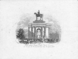 Delcampe - Carte Porcelaine - Porseleinkaart   - London Wellington Statue Hyde Park - La Statue De Willington A Londres - Porzellan