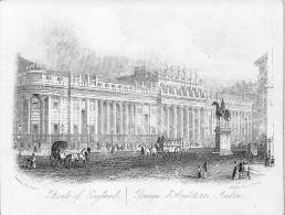 Delcampe - Carte Porcelaine - Porseleinkaart   - London  Bank Of England - Banque D'Angleterre A Londres - Porzellan