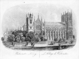 Delcampe - Carte Porcelaine - Porseleinkaart  -  London - Westminster Abbey - L'abbaye De Westminster - Porzellan
