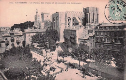 Delcampe - 84 - AVIGNON -  Le Palais Des Papes Et Monument Du Centenaire  - 1906 - Avignon