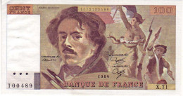 Delcampe - (Billets). France. 100 Fr Delacroix 1984 X.71 SPL - 100 F 1978-1995 ''Delacroix''