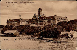 Delcampe - Flensburg (2390) Marineschule Zu Mürwik 1912 II- (Abschürfung) - Autres & Non Classés