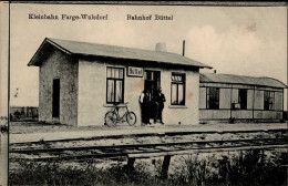 Delcampe - BÜTTEL (2854) - BAHNHOF Der KLEINBAHN FARGE-WULSDORF I-II R! - Sonstige & Ohne Zuordnung