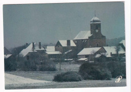 Delcampe - CPSM / CPM 10.5 X 15 Prestige FRANCHE-COMTE  Village, église Sous La Neige - Franche-Comté