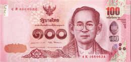Delcampe - #2401 - Thaïlande 100 Baht 2017 - Thaïlande