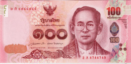 Delcampe - #2402 - Thaïlande 100 Baht 2015 - Thaïlande