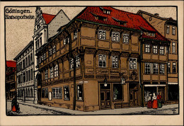 Delcampe - GÖTTINGEN (3400) - Künstler-Steindruck Rathsapotheke I - Sonstige & Ohne Zuordnung