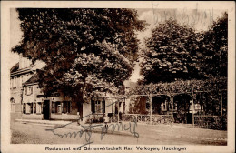 Delcampe - Huckingen (4100) Gasthaus Verkoyen 1916 I-II - Autres & Non Classés