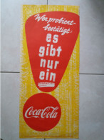 Delcampe - Affiche COCA COLA  En Allemand - Posters