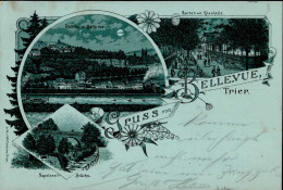 Delcampe - Trier (5500) Gruss Vom Bellevue 1900 I-II Montagnes - Autres & Non Classés