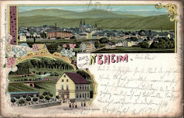 Delcampe - Neheim (5760) Gasthaus Assmuth, Eisenbahn 1901 I-II Chemin De Fer - Other & Unclassified
