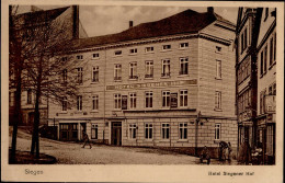 Delcampe - Siegen (5900) Hotel Siegener Hof 1918 I-II - Autres & Non Classés