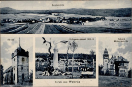 Delcampe - Wehrda (6419) Kriegerdenkmal, Schloss Hohenwehrda I-II - Autres & Non Classés