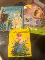 Delcampe - 3 Livres Enfants Anciens - Sonstige & Ohne Zuordnung