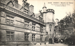 Delcampe - CPA Paris Musee De Cluny Vue Interieure De L Hotel De Cluny Et Entree Du Musee - Museen