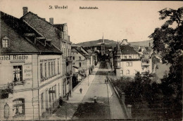 Delcampe - St Wendel (6690) Bahnhofstrasse, Hotel Riotte I-II - Otros & Sin Clasificación