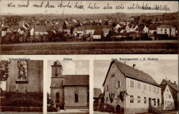 Delcampe - Kirchardt (6926) Gemischtwarenhandlung Waldler, Kriegerdenkmal I-II - Autres & Non Classés