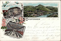 Delcampe - Untertürkheim (7000) Gasthaus Zur Krone 1898 I-II - Autres & Non Classés