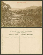 Delcampe - Ceylon Old Postcard Paddy Fields, Terrace, Hills Mountains, Palm Trees, Panorama - Sri Lanka (Ceylon)