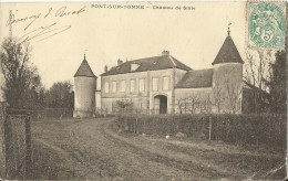 Delcampe - 8637 CPA Pont Sur Yonne - Château De Sixte - Pont Sur Yonne