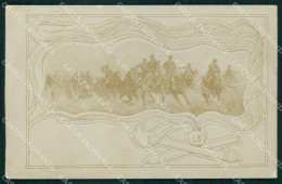 Delcampe - Militari 15° Reggimento Artiglieria Da Campagna Foto Cartolina XB6153 - Regimente