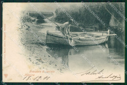 Delcampe - Messina Città Ganzirri Lago Pescatori Di Cocciole Cartolina MX0873 - Messina